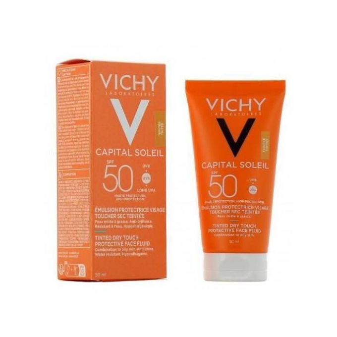 Vichy Capital Soleil Crème Toucher Sec Teintée SPF50+