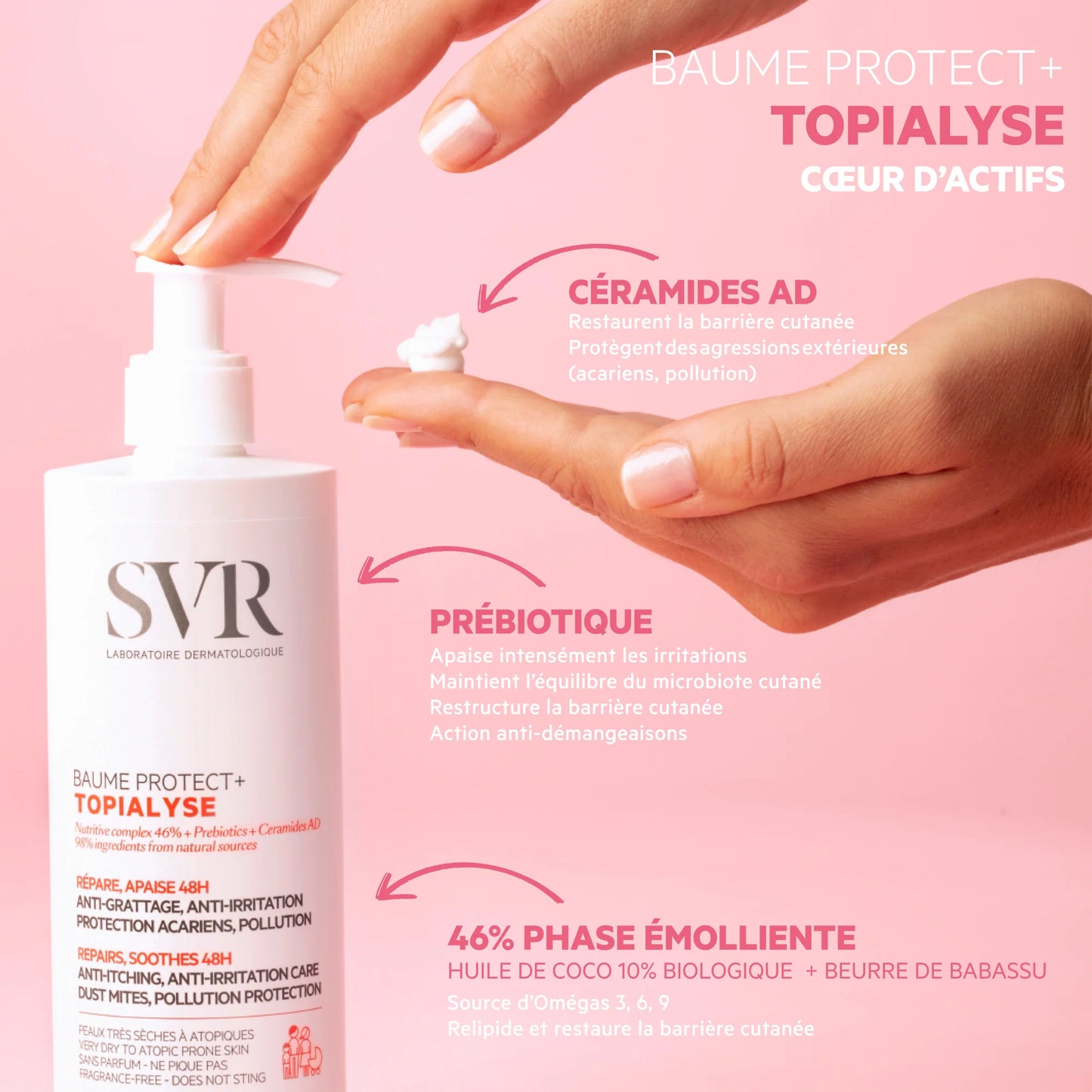 SVR Topialyse Baume 400 ml – Soin Relipidant Corps