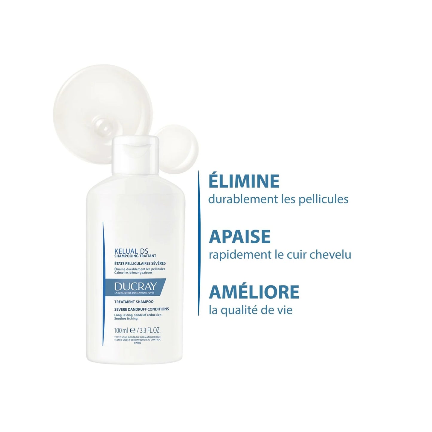Ducray Kelual DS Shampooing 100ml – Anti-pelliculaire & Apaisant