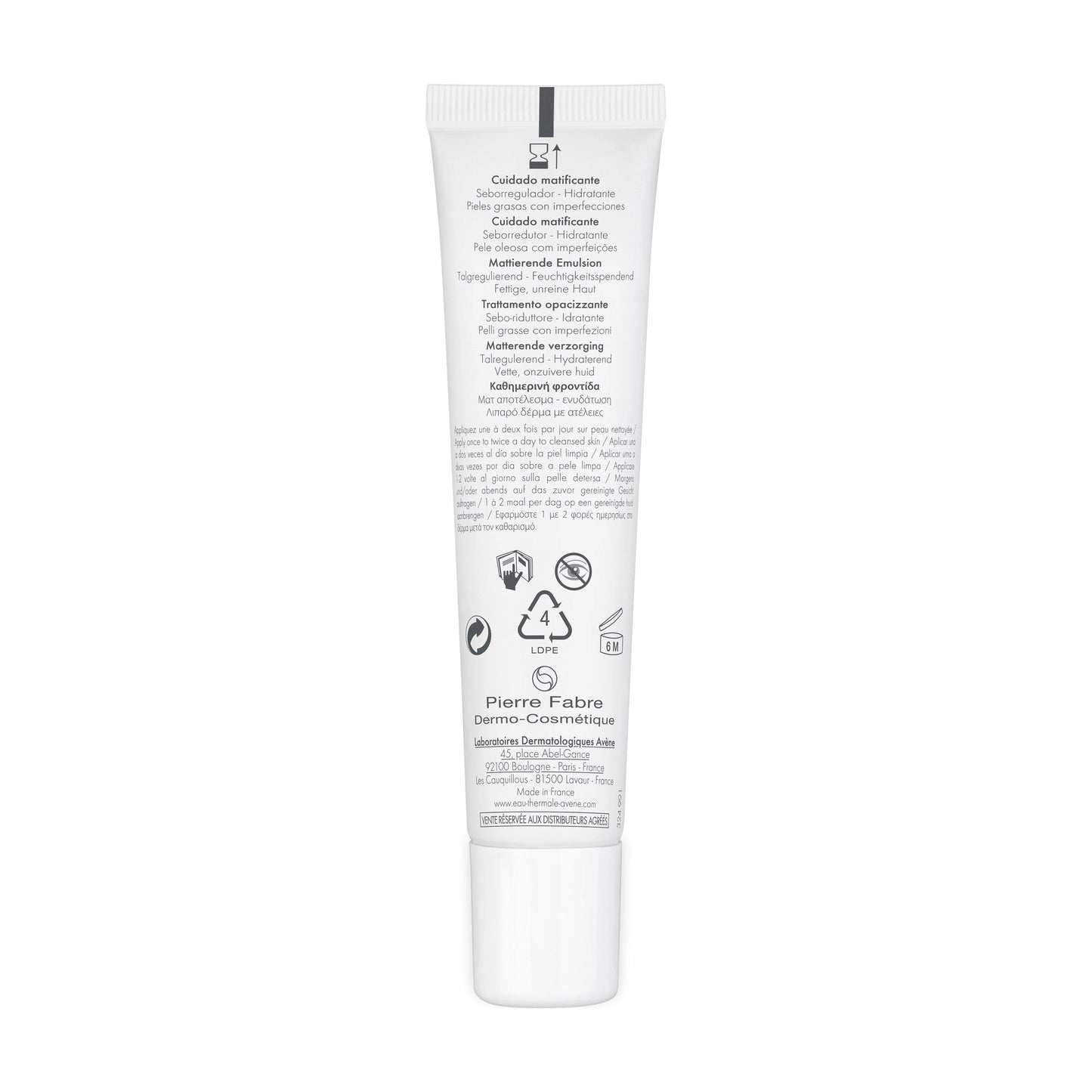 Avène Cleanance Soin Matifiant 40ml – Hydratant Anti-brillance Peaux Grasses