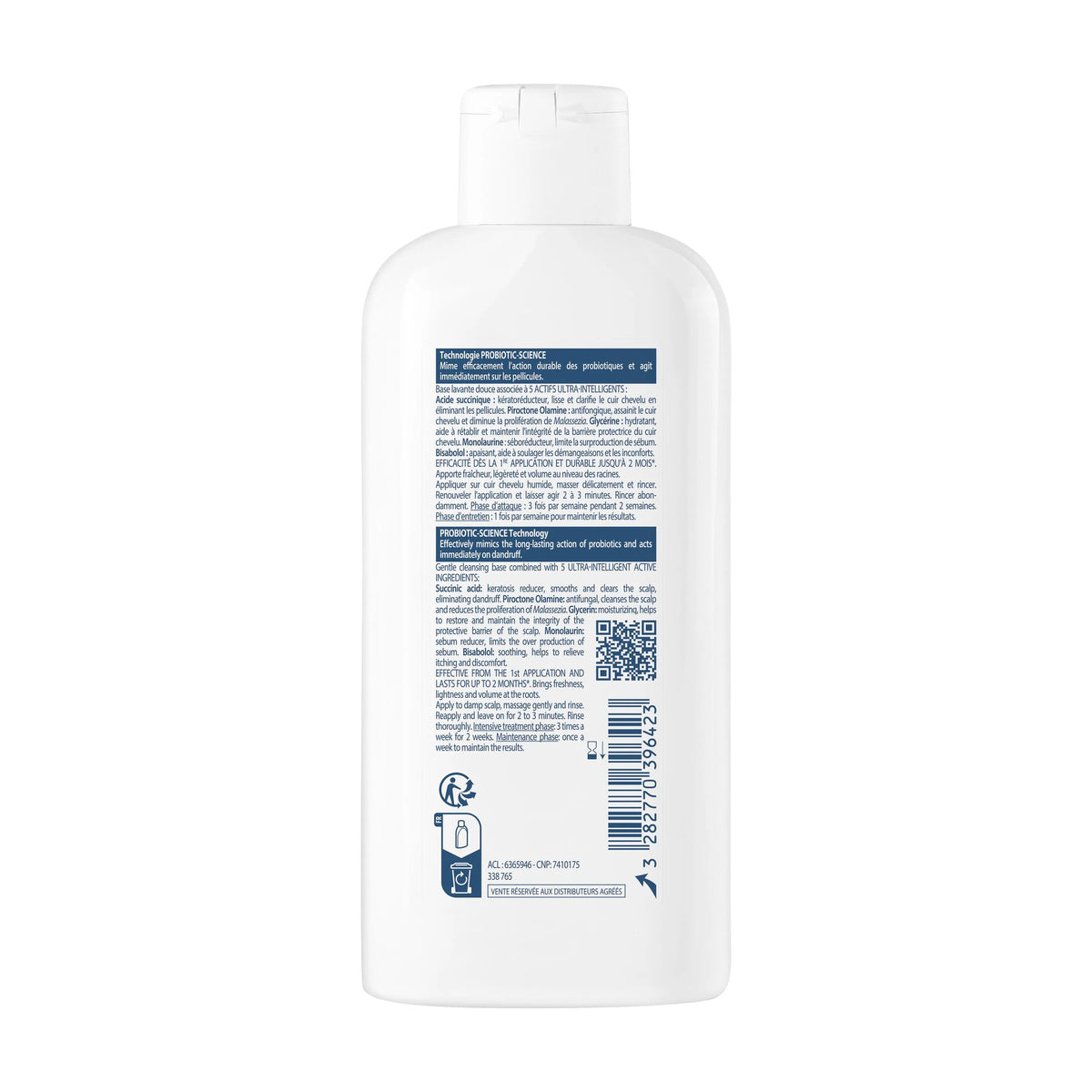 Ducray Squanorm Shampooing Traitant Pellicules Grasses 200 ml
