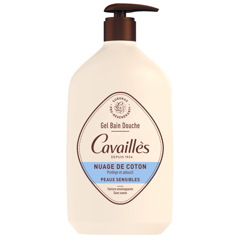 Rogé Cavaillès Gel Surgras Bain Douche Fleur de Coton 400ml