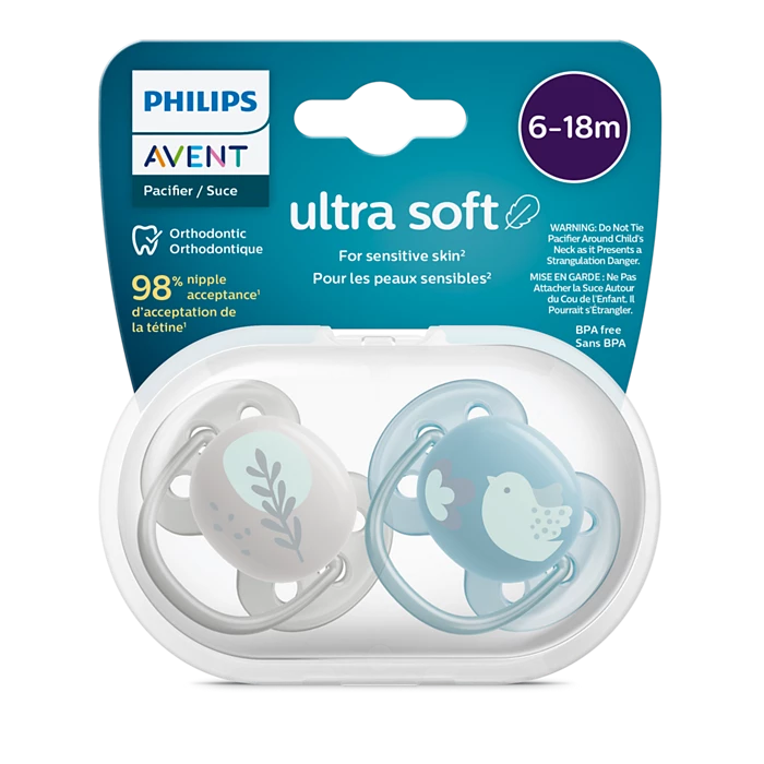 AVENT SUCETTE SOFT 6-18M BOY