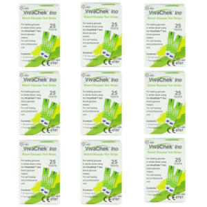 VIVACHEK INO BANDELETTES DE GLYCEMIE 225 PCS