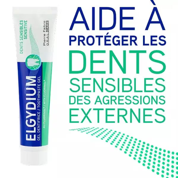 Elgydium Dent Sensible 75ml – Dentifrice Anti-douleur & Sensibilité