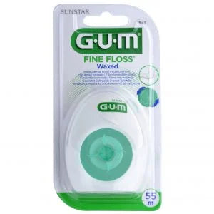 GUM FIL DENTAIRE FINE FLOSS CIRE REF 1555