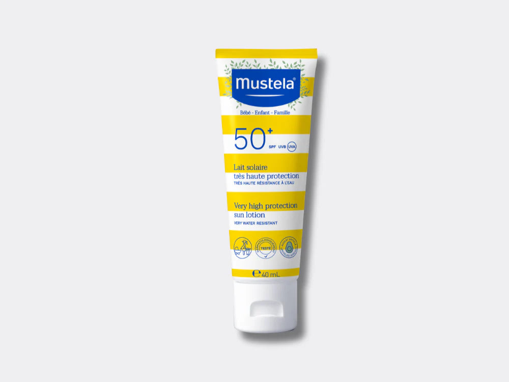 MUSTELA Lait Solaire très haute protection SPF 50+