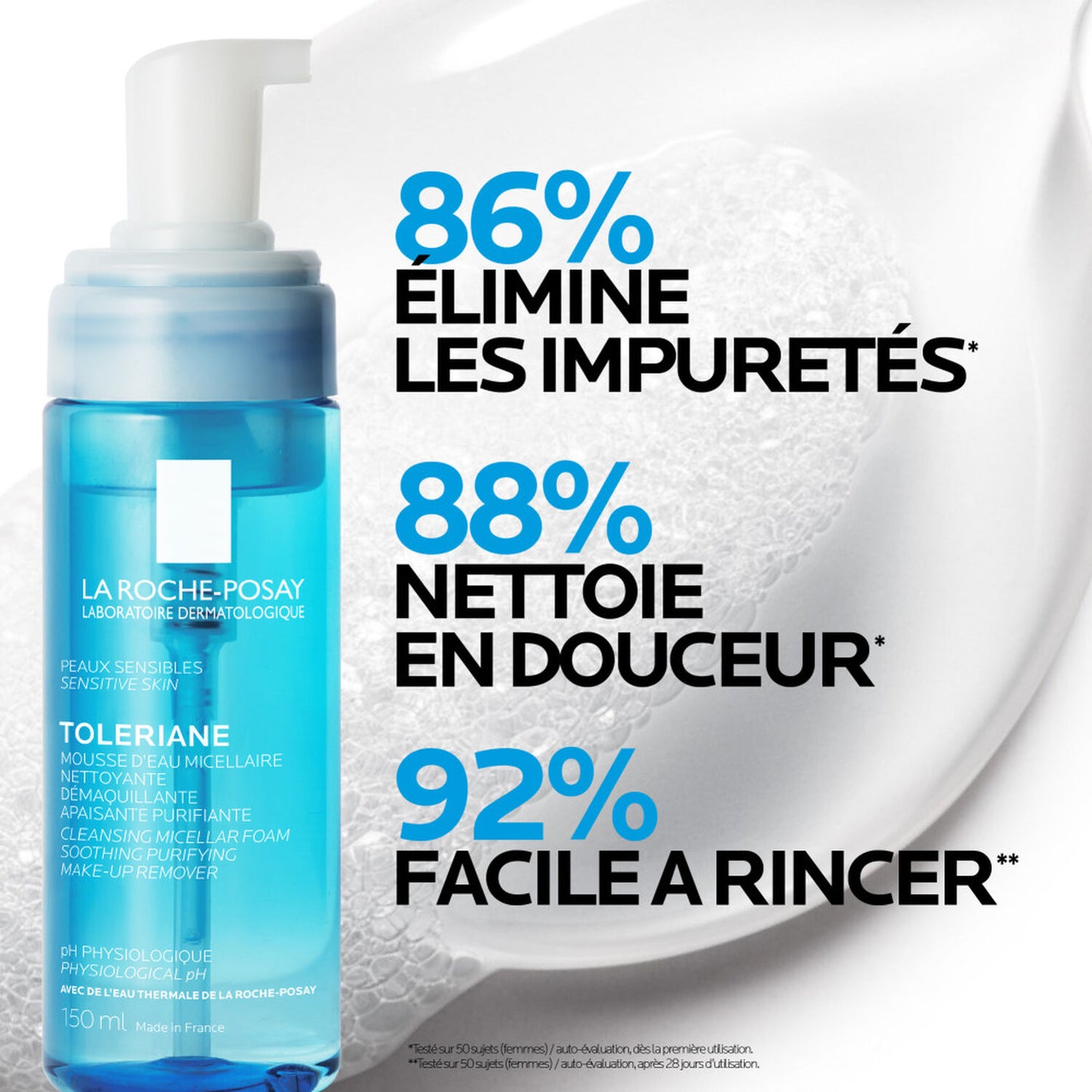 La Roche-Posay Mousse Micellaire Nettoyante 150ml