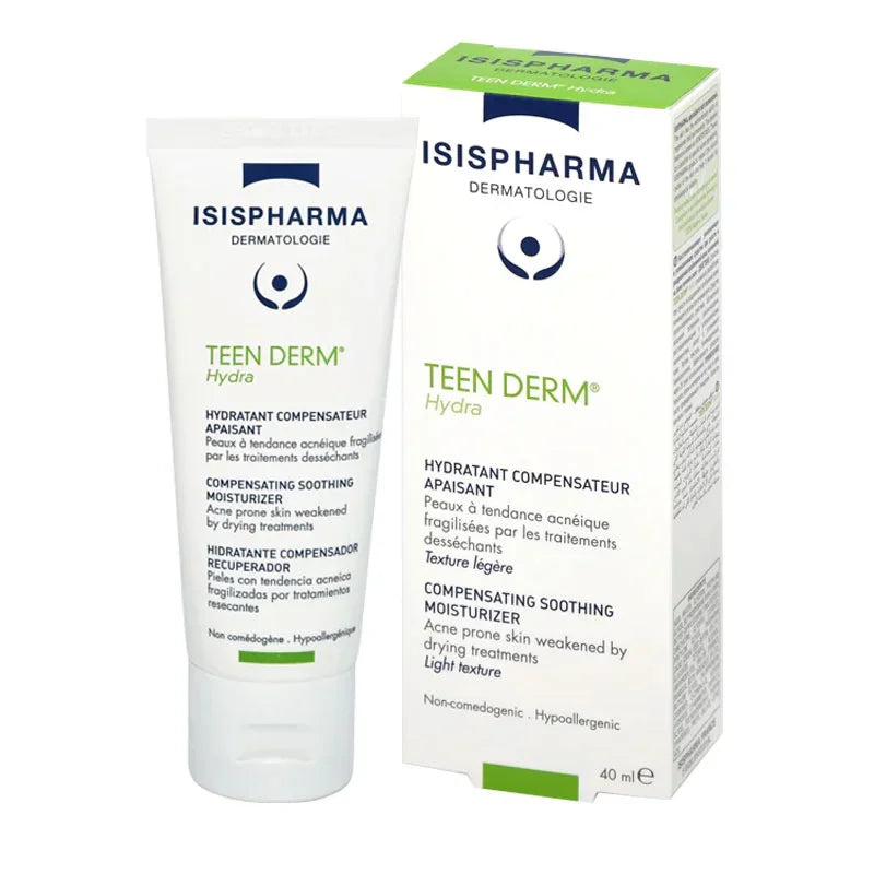 ISISPHARMA Teen Derm Hydra 40ml – Crème hydratante peau acnéique