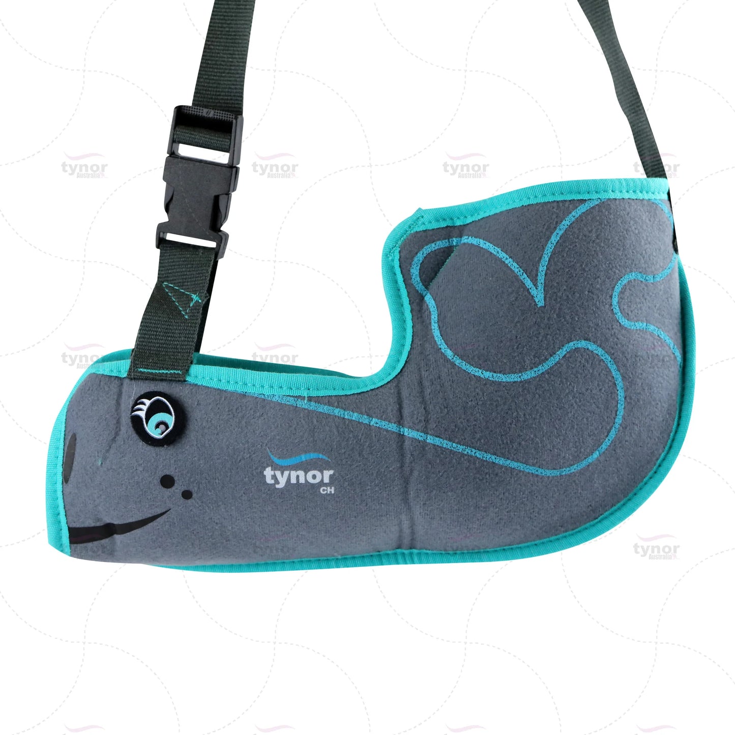 Tynor Écharpe Bras Enfant C02 – Pouch Arm Sling avec Design Baleine
