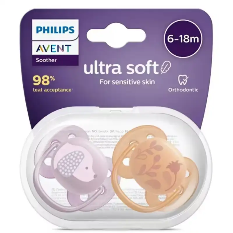 AVENT SUCETTE SOFT 6-18M GIRL