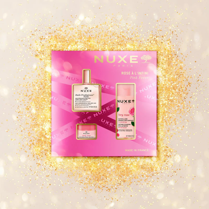 NUXE Coffret HUILE PRODIGIEUSE Noël Rose A l'Infini