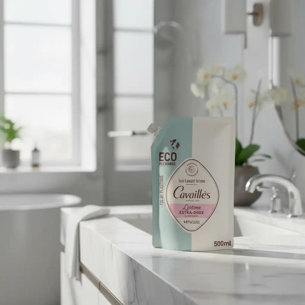 Rogé Cavaillès Éco-Recharge Soin Naturel Toilette Intime Extra-Doux 500ml