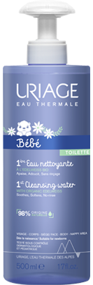 URIAGE BEBE 1ERE EAU NETTOYANTE 500 ML NOUVEAU