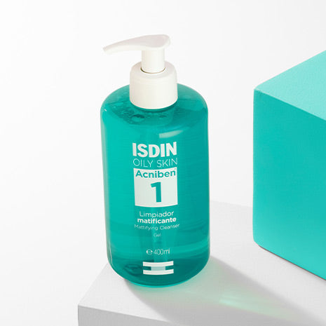ISDIN Acniben 1 Gel Nettoyant Matifiant – Peaux Grasses 400ml