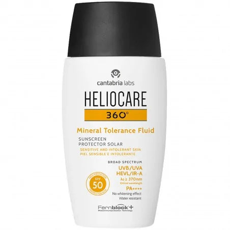Heliocare 360 Mineral Tolerance Fluid SPF 50+ 50 ml – Protection Solaire Peau Sensible