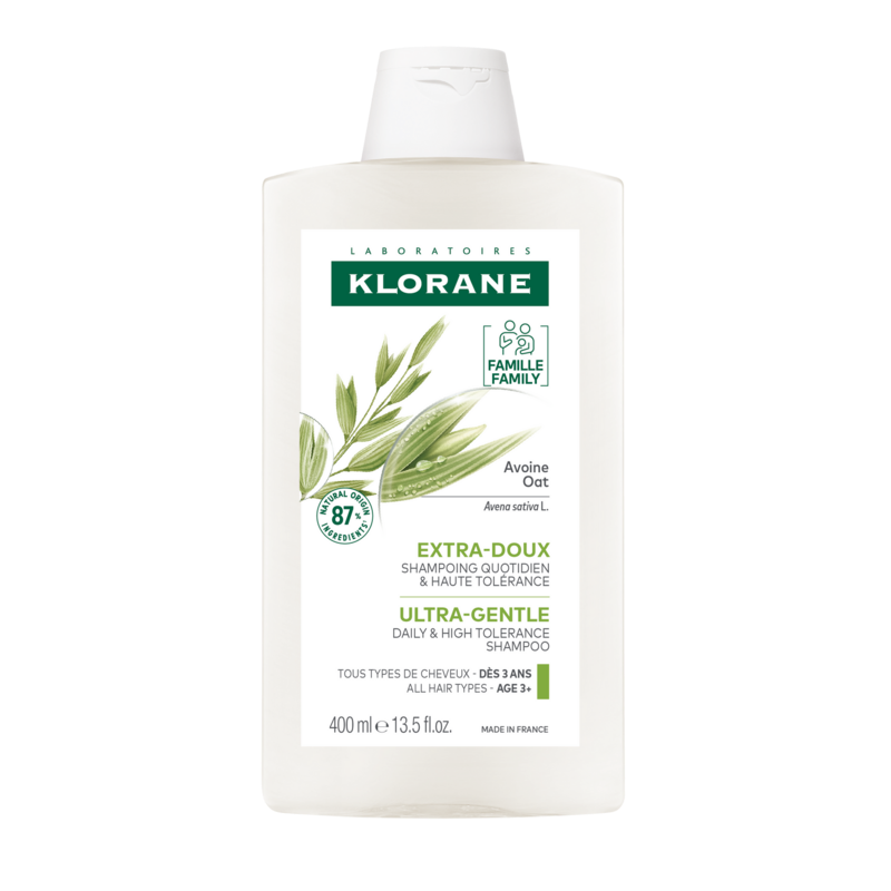 Klorane Shampooing Avoine 400ml – Douceur & Protection Cuir Chevelu