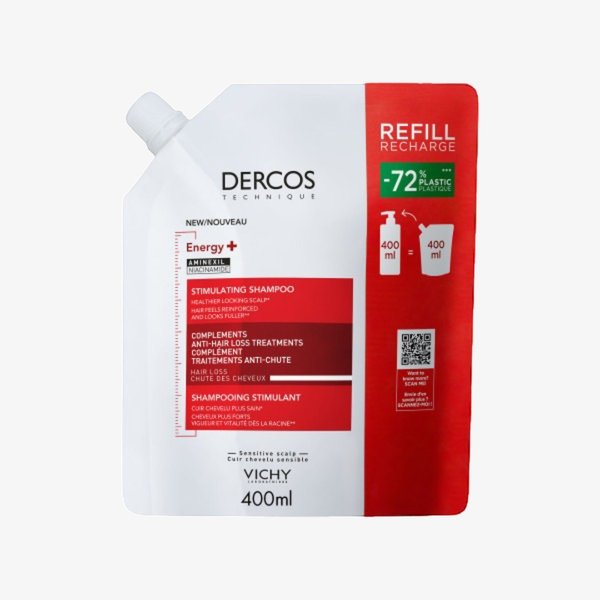 Vichy Dercos Energy+ Shampooing Énergisant 400ml Chute de Cheveux