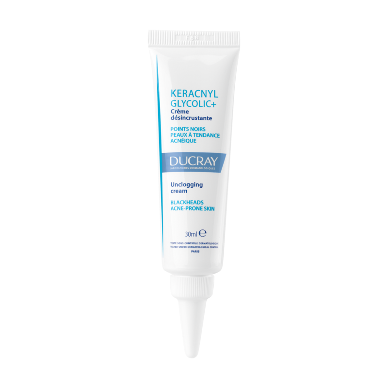 Ducray Keracnyl Glycolic+ Crème 30ml – Anti-imperfections & Peeling Doux