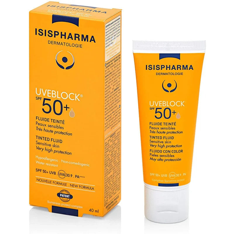 ISISPHARMA Pack Promo Uveblock 50 Teinte Medium 1+1 – Offre solaire teintée