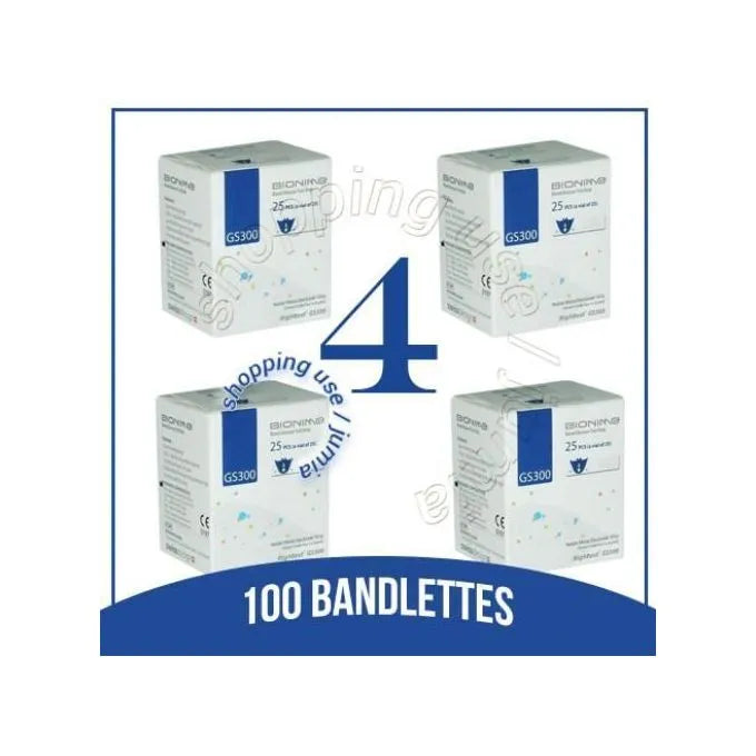 Bionime Bandelettes Bionime GM300 25 unités X 4