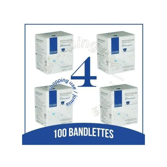 Bionime Bandelettes Bionime GM300 25 unités X 4