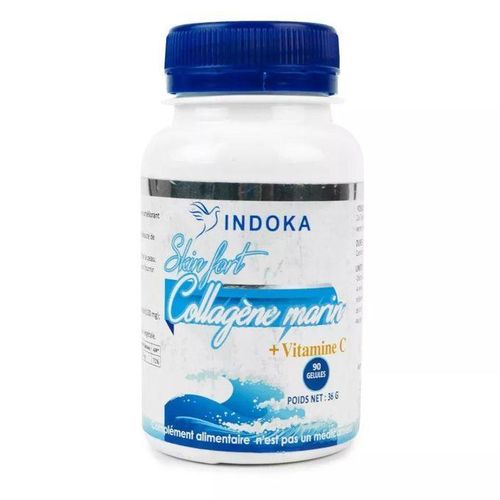 INDOKA COLLAGENE MARIN + VITAMINE C 90 GELULES