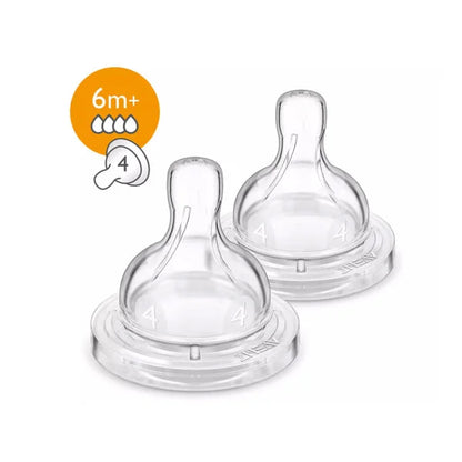 AVENT 2 TETINES-6M+ / 4T