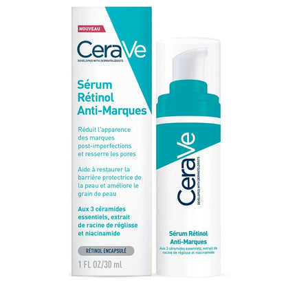 CeraVe Sérum Rétinol Anti-Marques 30ml – Post-Acné & Texture Irrégulière