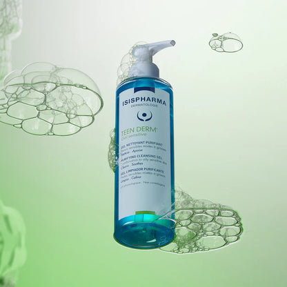 ISISPHARMA Teen Derm Gel Sensitive 250ml – Nettoyant visage doux
