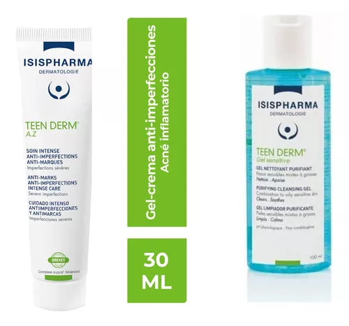 ISISPHARMA Pack Promo Teen Derm AZ – Pack soin anti-acné