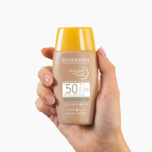 Bioderma Photoderm Nude Touch SPF50+ Doré 40 ml – Teint Lumineux