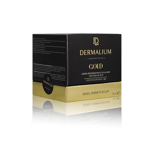 Dermalium Gold Anti-Âge Nuit 50ml – Soin Raffermissant & Anti-Rides