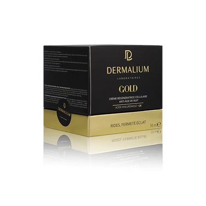 Dermalium Gold Anti-Âge Nuit 50ml – Soin Raffermissant & Anti-Rides