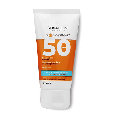 Dermalium Crème Solaire SPF50 50ml – Haute Protection & Hydratation
