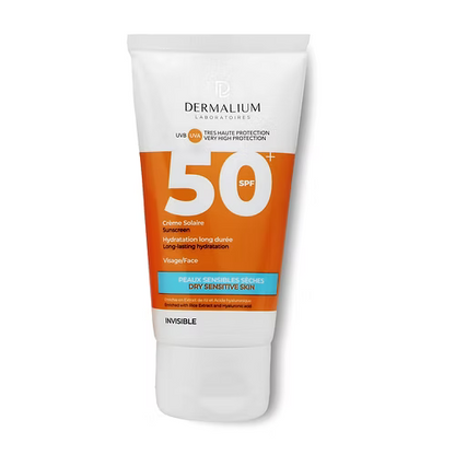 Dermalium Crème Solaire SPF50 50ml – Haute Protection & Hydratation