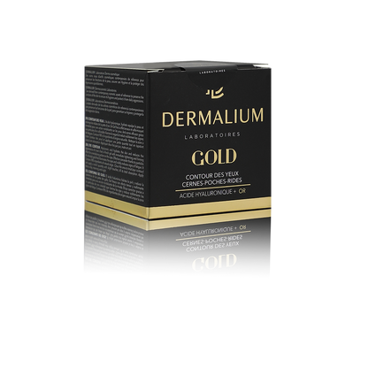 Dermalium Gold Contour des Yeux 15ml – Soin Anti-Rides & Anti-Cernes