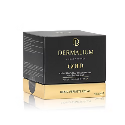 Dermalium Gold Anti-Âge Jour 50ml – Soin Protecteur & Raffermissant Peau