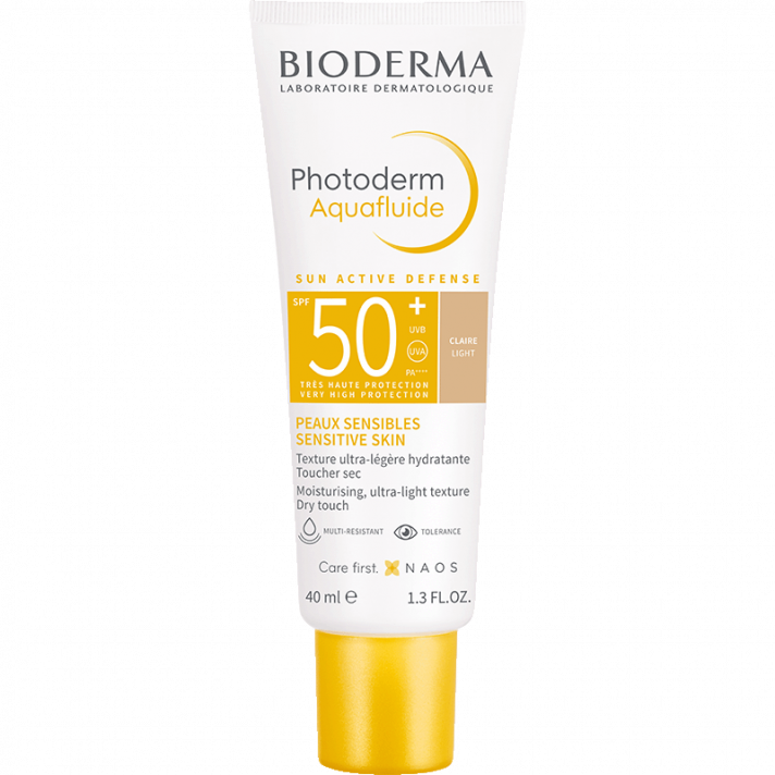 Bioderma Photoderm Aquafluide SPF50+ Neutre 40 ml – Peaux Mixtes à Grasses