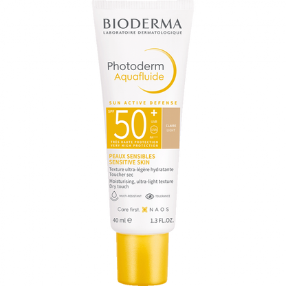 Bioderma Photoderm Aquafluide SPF50+ Neutre 40 ml – Peaux Mixtes à Grasses