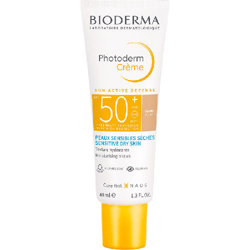 Bioderma Photoderm Crème SPF50+ Claire 40 ml – Teint Naturel & Haute Protection