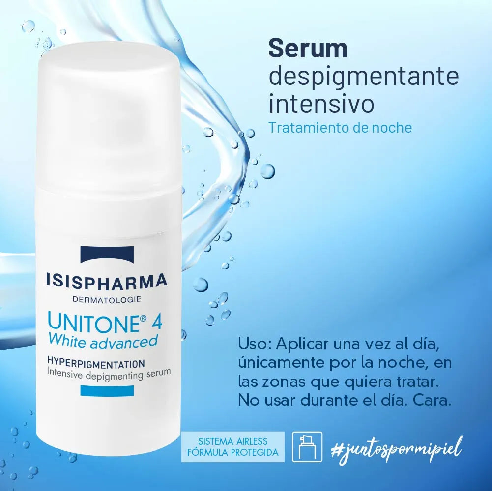 ISISPHARMA Unitone 4 White Advanced – Soin anti-taches visage