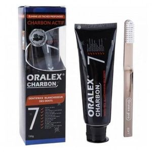 ORALEX DENTIFRICE CHARBON + BROSSE A DENT