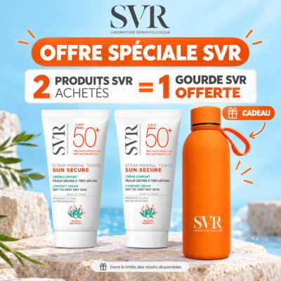 SVR Sun Secure Écran Minéral Teinté Peaux Normales à Sèches PACK