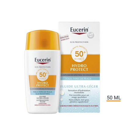 Eucerin Écran Hydro Protect SPF50+ 50ml – Protection Solaire & Hydratation