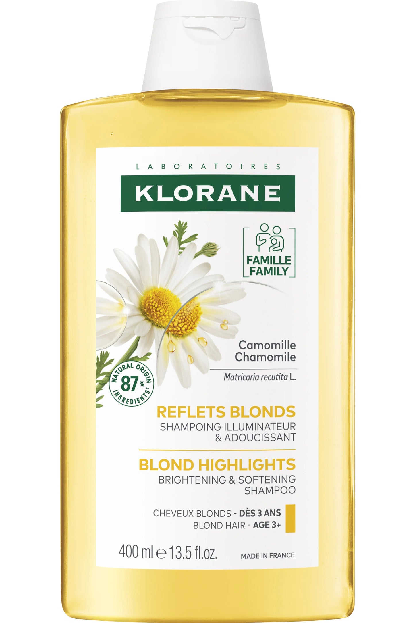 Klorane Shampooing Camomille 200ml – Douceur & Brillance