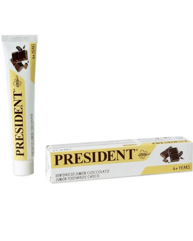 Président Dentifrice Junior 6+ Choco 50ml – Dentifrice chocolat pour enfants