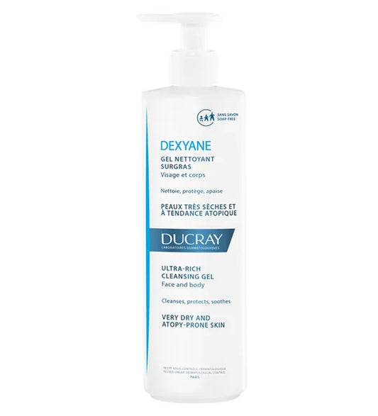 Ducray Dexyane Gel Nettoyant 400ml – Nettoyant Doux Haute Tolérance