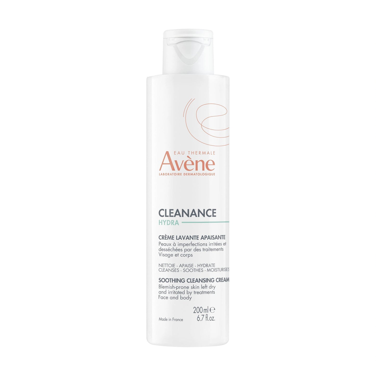 Avène Cleanance Crème Lavante Hydratante 200ml – Nettoyant Doux & Purifiant