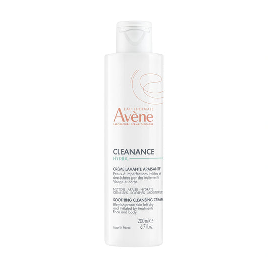 Avène Cleanance Crème Lavante Hydratante 200ml – Nettoyant Doux & Purifiant